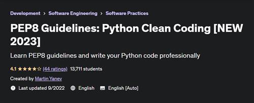 PEP8 Guidelines Python Clean Coding [NEW 2023]
