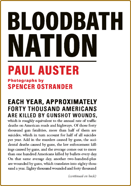 Bloodbath Nation by Paul Auster