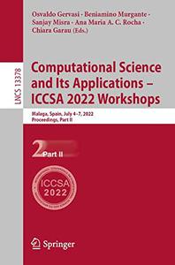 Computational Science and Its Applications - ICCSA 2022 Workshops (Part II)