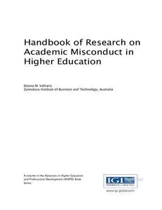Handbook of Research on Academic Misconduct in Higher Education