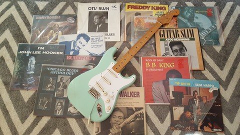 Traditional-Style Electric Blues Guitar For Beginners