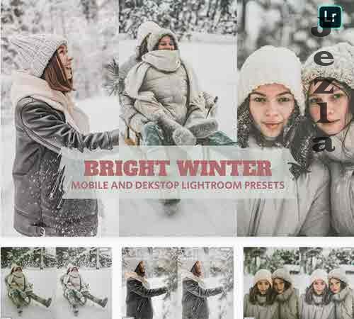 Bright Winter Lightroom Presets Dekstop and Mobile - TK63WCK