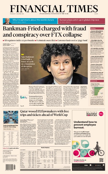Financial Times Europe - January 6, 2023