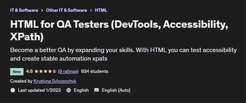 HTML for QA Testers (DevTools, Accessibility, XPath)