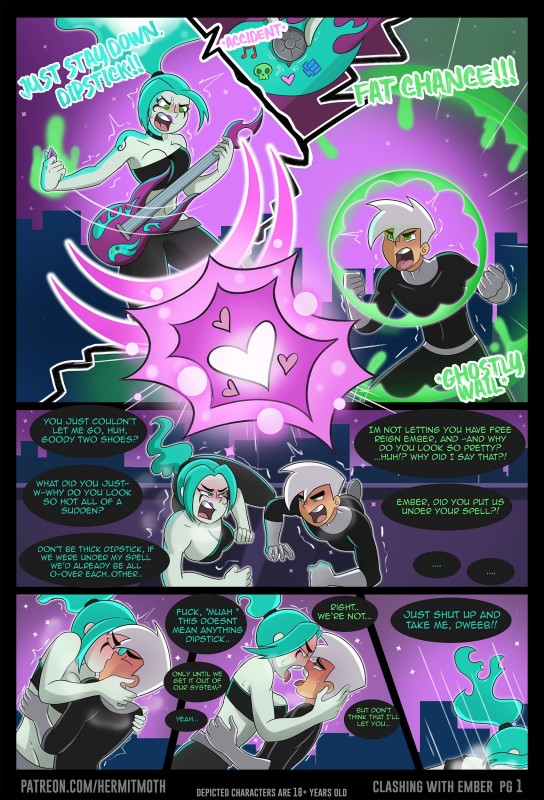 Hermit Moth - Clashing with Ember McLaine Porn Comic