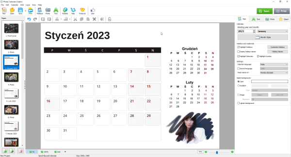 AMS Software Photo Calendar Creator Pro 17.5 [PRE-ACTIVATED]