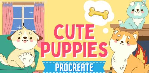 Creating Cute Puppy Characters A Fun and Easy Guide for Everyone  Procreate
