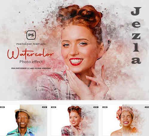 Water Color Photo Effect - ZYBN253