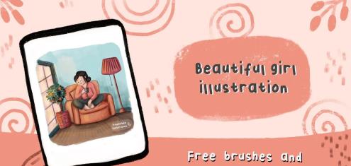 Create a Beautiful Girl Illustration using Procreate