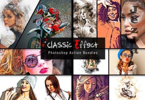 Classic Effect Photoshop Action Bundle