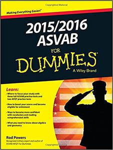 2015  2016 ASVAB For Dummies