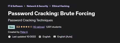 Password Cracking Brute Forcing