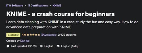 KNIME - a crash course for beginners