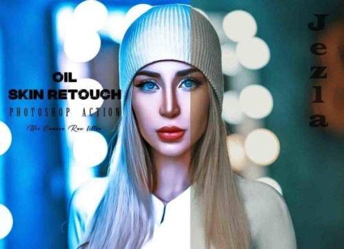 Oil Skin Retouch Photoshop Action - 12172230