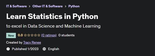 Learn Statistics in Python