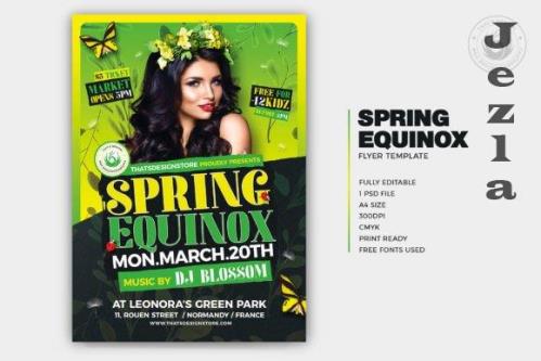 Spring Equinox Flyer Template V7 - 12164568