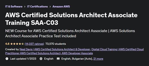 AWS Certified Solutions Architect Associate Training SAA-C03