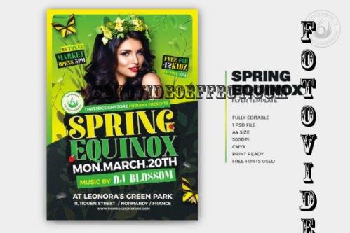 Spring Equinox Flyer Template V7 - 12164568