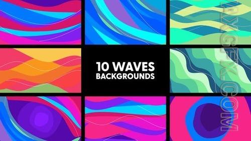 Videohive - Waves Backgrounds 42882900