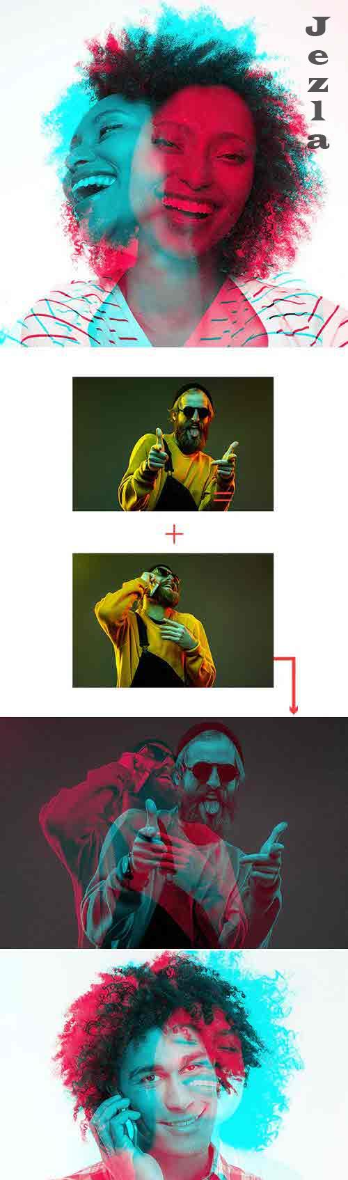 Double Color Exposure - 42969601