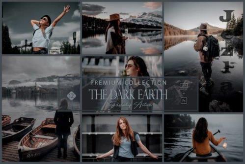 12 Photoshop Actions, the Dark Earth Ps
