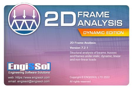 ENGISSOL 2D Frame Analysis Dynamic Edition 7.2.6
