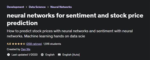 Neural networks for sentiment and stock price prediction