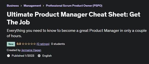 Ultimate Product Manager Cheat Sheet Get The Job