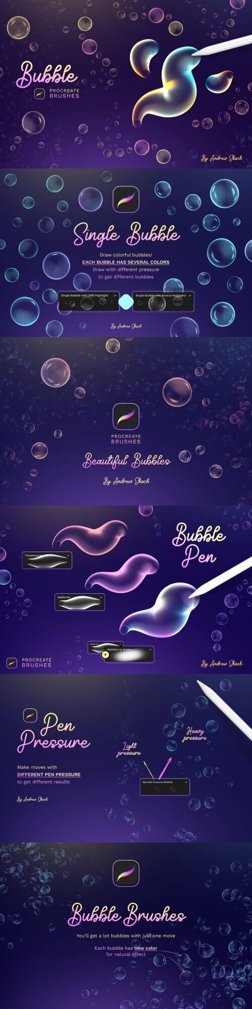 Bubbles Procreate Brushes - 10266160