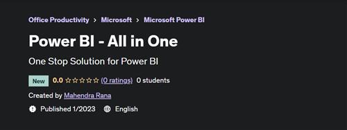 Power BI - All in One (2023)