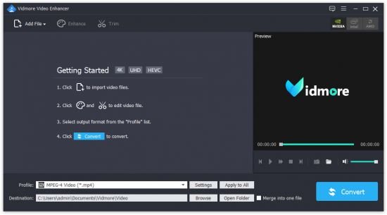 Vidmore Video Enhancer 1.0.16 Multilingual