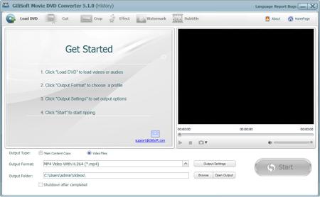 GiliSoft Movie DVD Converter 5.2.0