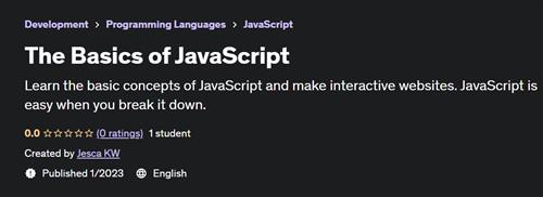 The Basics of JavaScript - Udemy