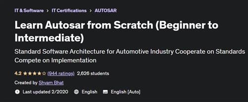 Learn Autosar from Scratch (Beginner to Intermediate)