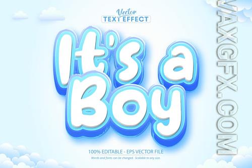 Baby shower - editable text effect, font style