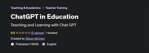 ChatGPT in Education - Udemy