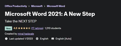 Microsoft Word 2021 - A New Step - Udemy