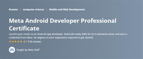 Coursera - Meta Android Developer Professional Certificate