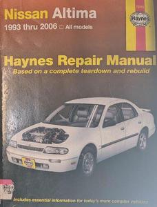 Nissan Altima 1993 thru 2006 Haynes Repair Manual