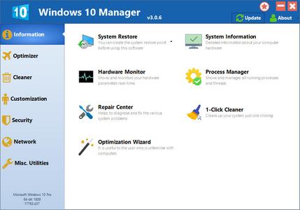 Yamicsoft Windows 10 Manager 3.7.5 Multilingual + Portable