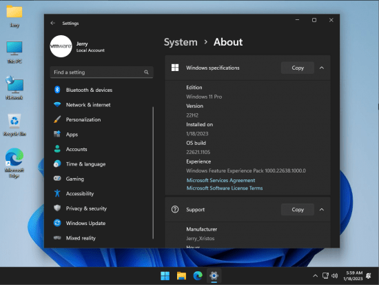 Windows 11 22H2 Build 22621.1105 AIO 10in1 with Office 2021 Pro Plus (x64) Multilingual (Non-TPM)