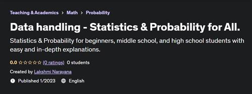 Data handling - Statistics & Probability for All