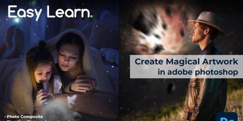 Learn to create Magical Compositing Effects with photos in Adobe Photoshop CC Short Master Class