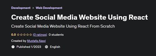 Create Social Media Website Using React