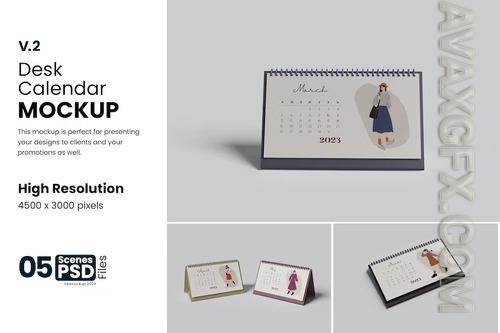 Desk Calendar Mockup V.2 64SNVPY