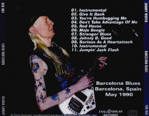 Johnny Winter - Barcelona Blues (1990) Lossless