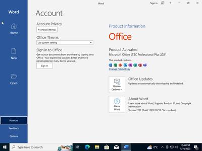 Windows 10 Pro 22H2 build 19045.2486 With Office 2021 Pro Plus (x64) Multilingual Preactivated
