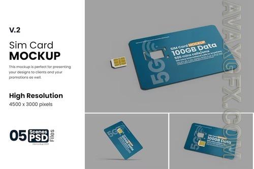 Sim Card Mockup V.2 QPZA6UD