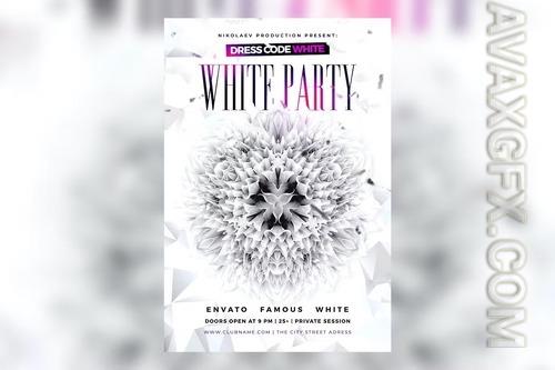 White Party Flyer 2XSRCA2