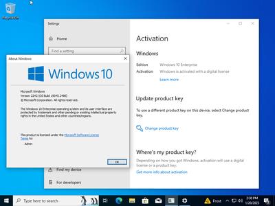 Windows 10 Enterprise 22H2 Build 19045.2486 With Office 2021 Pro Plus Multilingual Preactivated (x64)
